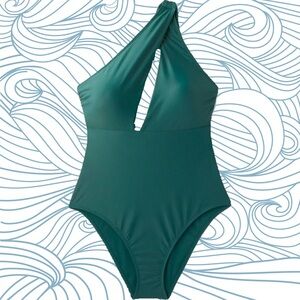 Shade & Shore One Shoulder One-Piece Swimsuit